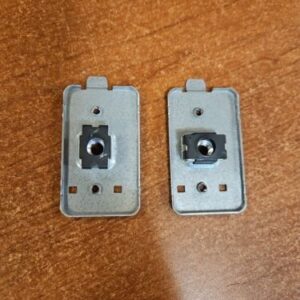 GE Microwave Mounting Nut With Bracket  -  WB01X10071   *used**
