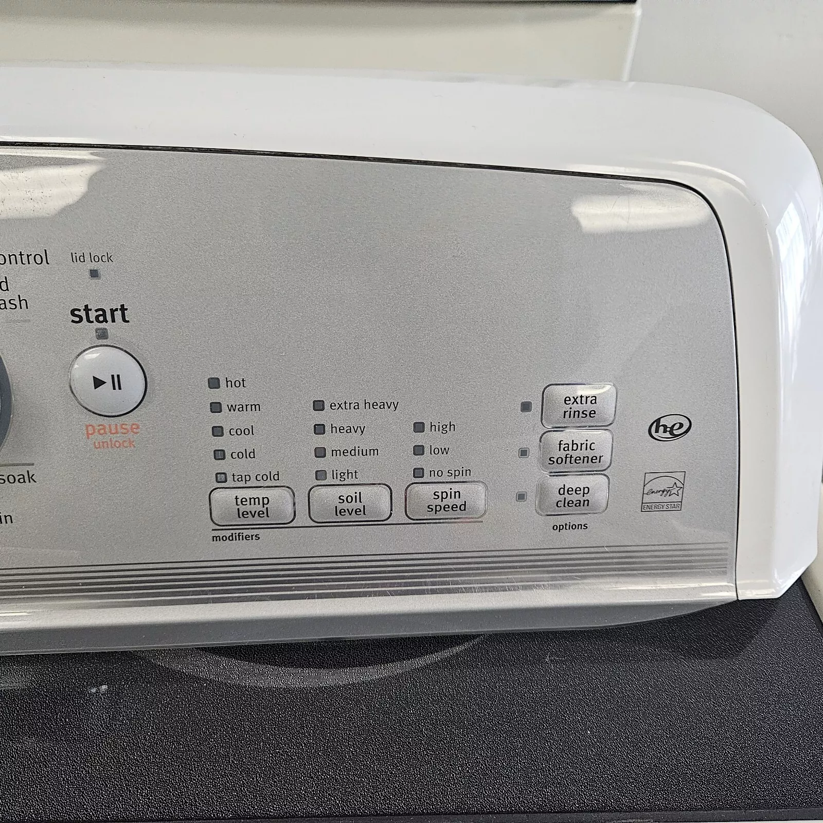 Maytag Washer Console With Electronic Board - W10293206 WPW10305452 *used** - Image 3