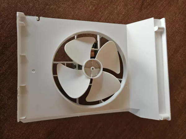 GE Microwave Cooling Motor With Blade & Housing - WB26X10274 WB39X10042 WB06X10860  *used**