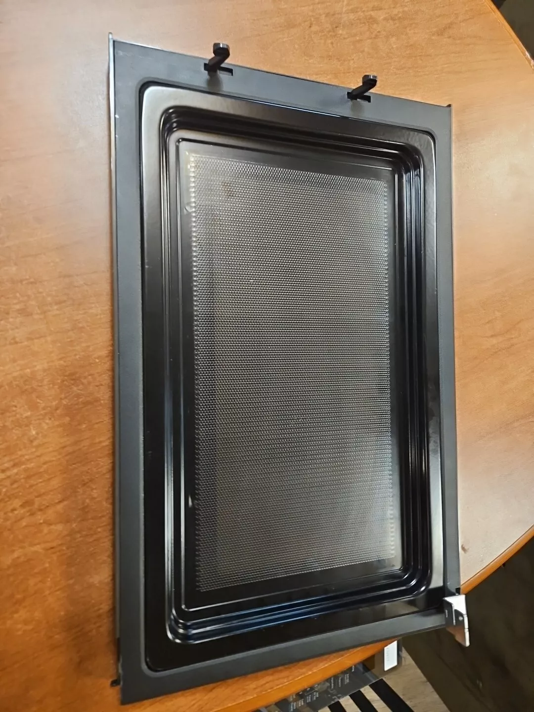 GE Microwave Door  – WB56X34982  *used**