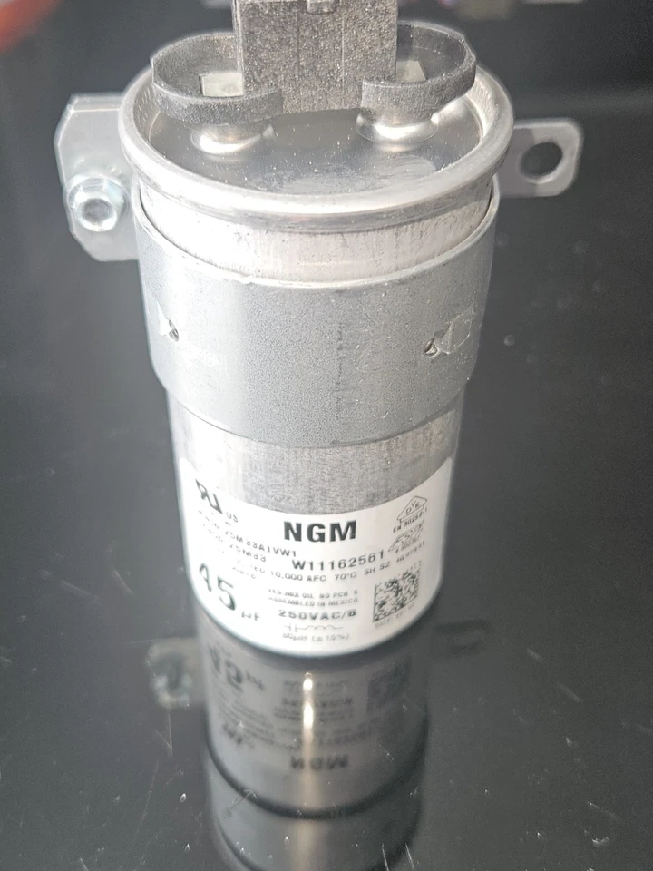 Whirlpool Washer Motor Capacitor –   W11428524   *used**
