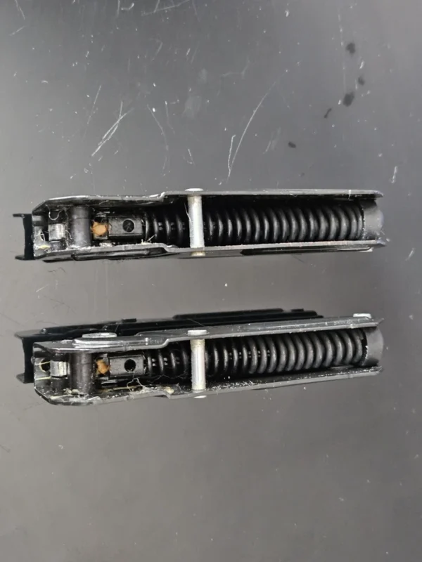 GE Washer Lid Hinge Spring W/ Screws  -  WH02X24139 WH02X24140  *used** - Image 2