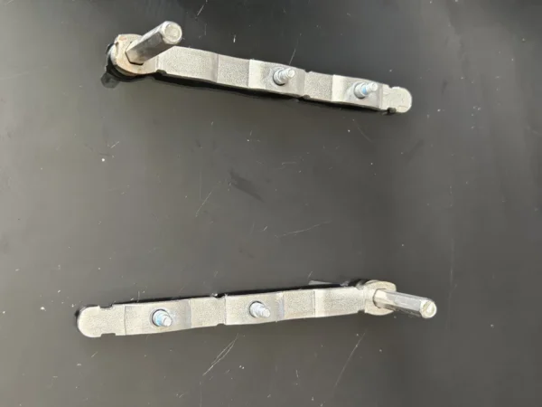 GE Washer Lid Lever Arm W/ Screws  -   WH01X24111 WH02X24414  *used** - Image 2