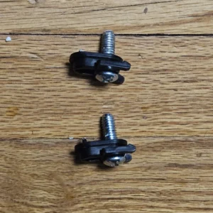 GE Refrigerator FASTENER HANDLE ASM Set Of 2  -   WR01X39781  *used**