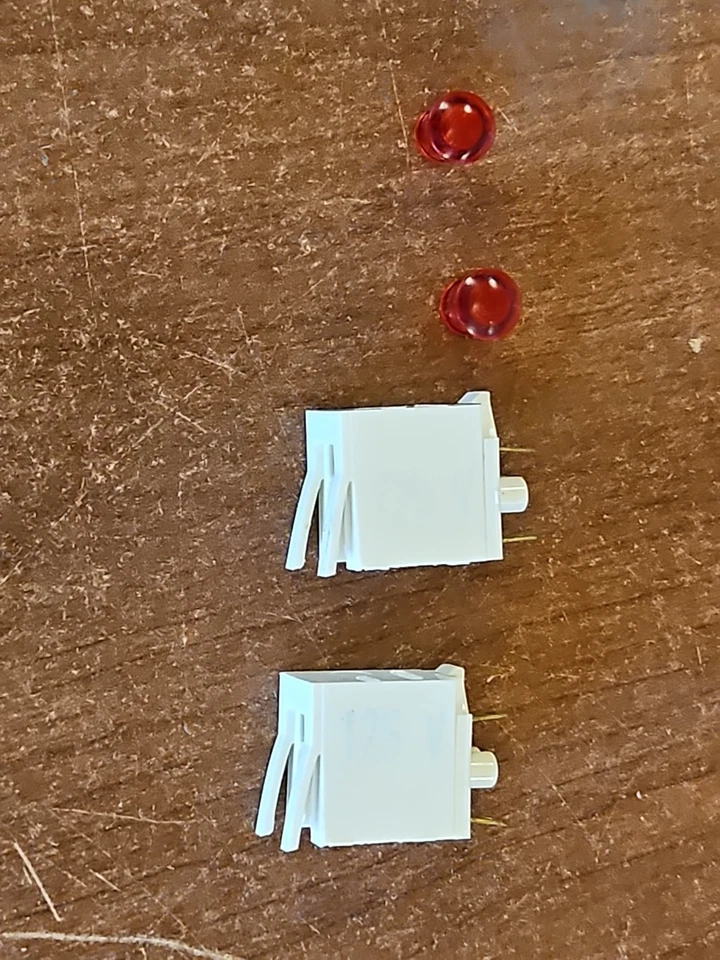 GE Range Indicator Light & Lens - WB27T10626 WB25X5054 *used*