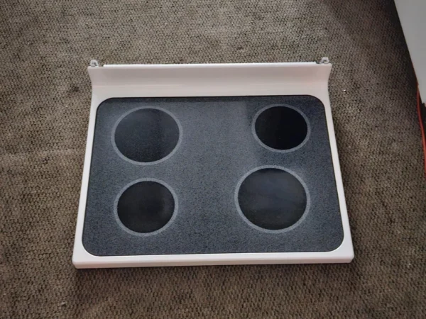 GE Stove Range Glass Top  -   WB62T10021    *used* - Image 2