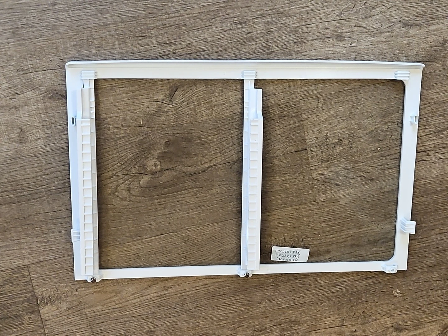 GE  Refrigerator Glass Shelf & Glides  –   WR71X21218 WR72X21685 WR72X21684  *used*