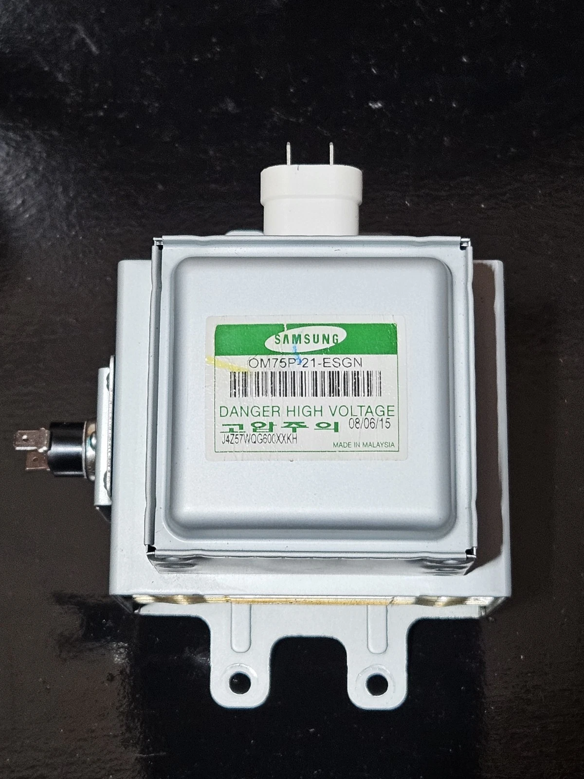 GE Microwave Magnetron Assembly   –  WB27X11079  *used*